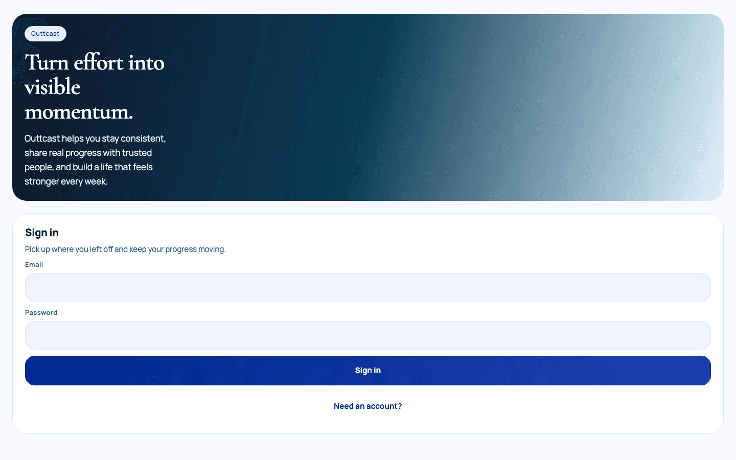 Project Momentum: the iPhone MVP shell with onboarding, feed, composer and habits